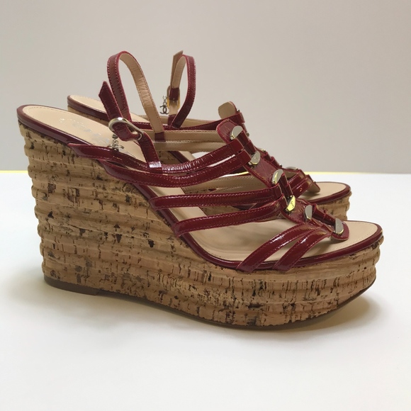CHANEL Shoes - Chanel Cork Wedge Sandals $695